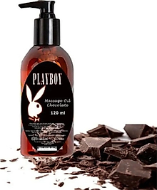 PLAYBOY CHOCOLATE MASSAGE OİL 120 ML ÇİKOLATA AROMALI VÜCUT MASAJ YAĞ 3 ADET