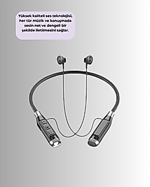 Kablosuz Bluetooth Kulaklık – Uzun Ömürlü Batarya, Ergonomik Tasarım, Gürültü Engelleyici