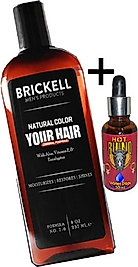 BRİCKELL ERKEKLERE ÖZEL SAÇSAKAL BEYAZLIKGİDERİCİ 237 ML ŞAMPUAN + HOTRHİNO BAYAN CİNSELİSTEK UYANDIRICIDAMLA