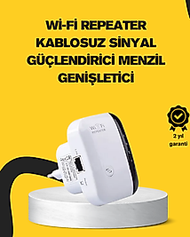 Wireless-N WiFi Repeater 300 Mbps Sinyal Güçlendirici
