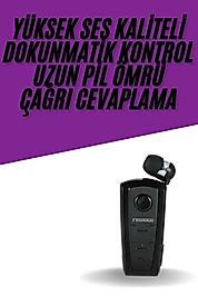 Titreşimli Makaralı Yaka Kulaklığı Android Uyumlu UCZZZF9KULAKLIKKK3