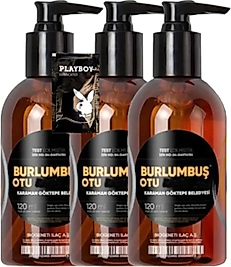 SÜPER PLAYBOY BURLUMBUŞ OTU JELİ DOLCER2-2:0403 3 ADET BİRDEN 120 ML BÖLGESEL RELAX JELİ 1 HEDİYE JEL