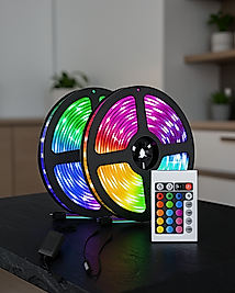 RGB Işıklı 10Metre Şerit LED Kumandalı UCZ10MŞERİTLED3-1