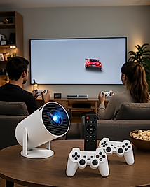 Kablosuz Mini Projeksiyon Cihazı 2.4G Bağlantı UCZZZHYOYUN300PROJEKSİYON-6