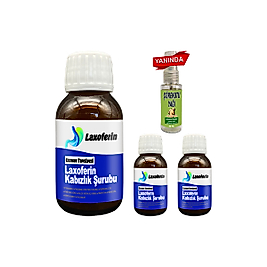 LAXOFERİN ŞURUP 50ML: 3 ŞİŞE + ÇÖREK OTUYAĞI / BAY&BAYAN