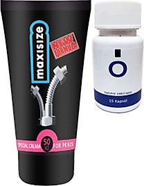 MAXSİZE ERKEĞE ÖZEL 50 ML KREM + YANINDA O CAPS 15'Lİ ERKEĞE