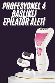 4 Başlıklı Şarjlı Epilasyon Aleti UUCZZZHK7006EPİLATÖRRRR4