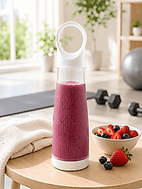 Şarjlı Smoothie Blender 400 ML Taşınabilir Meyve Karıştırıcı Pratik Mini Blender