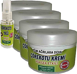 MEM ÇÖREK OTU KREMİ 4 ADET - ÇÖREK OTU YAĞI HEDİYE