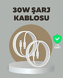 iPhone iPad Airpods Uyumlu 30W Type-C to Lightning Kablo