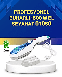 Kompakt Buharlı Ütü 1500W | Tüm Yüzeyler İçin Pratik ve Etkili