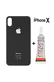 iPhone X Arka Pil Kapağı ve Yapıştırıcı Hediye (Si