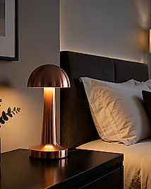 LED Mantar Masa Lambası 3 Modlu USB Çıkışlı XXUCZZZMANTARGOLD-6