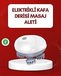 Su Geçirmez Elektrikli Kafa Masaj Cihazı IPX7