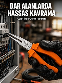 Güçlü Kavrama Sunan Profesyonel Uzun Çeneli Dövme Çelik Kargaburun