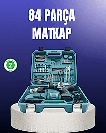 Taşınabilir Çantalı Şarjlı Matkap ve Vidalama Seti