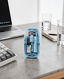 Kablosuz Mouse Mavi Pilli Bluetooth 5.2 UCZZZM223MOUSEMAVİ-6