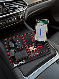 Araç İçi Organizer Mat Silikon Telefon Tutuculu UCZZNUMARATORPAD-4