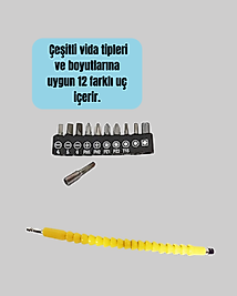 12 Parça Akrobat Bits Seti UCZZZ306UCSETİ-6