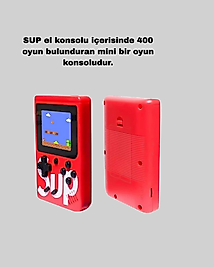 El Konsolu 500 Oyun 3 İnç Ekran XUCZZZSUP400OYUN