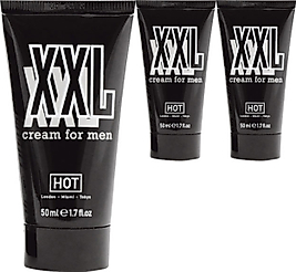 HOTXXL 3 ADET ERKEĞE ÖZEL EN-BOY-HACİM BAKIMI KREMİ 50 ML