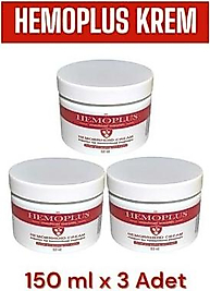 HEMOPLUS HEMORRHOİD CREAM 150 ML X 3 ADET