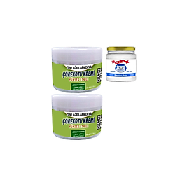 ÇÖREK OTU KREMİ 2 ADET 150 ML + SNOW KİTTEN 50 ML MENTHOL BALM / SETİ