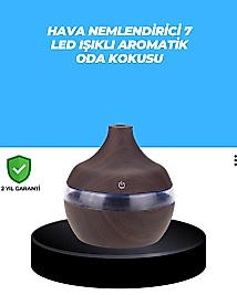 7 Renk Dinlendirici LED Işıklı Aroma Buhar Makinesi