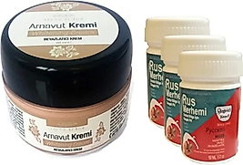 SÜPER THREE BRAND ARNAVUT KREMİ1 ADET + RUS MERHEMİ 50 ML 3 ADET
