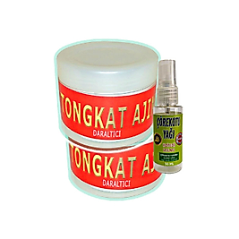 TONGKAT AJİMAT MADURA 3 ADET 100 ML VAJİNAMASAJ KREMİ + 30 ML ÇÖREK OTU YAĞI