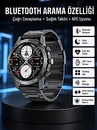 Çağrı Cevaplama Sesli Asistan Çoklu Dil Desteği 5.0 Bluetooth Akıllı Saat