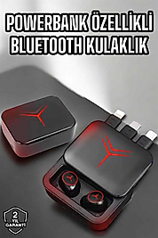TWS Kulaklık Powerbank Özelliği UUCZM88KULAKLIKK2-1-1