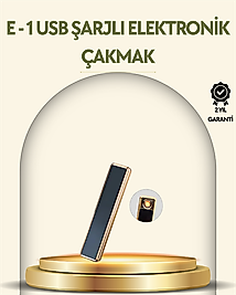 USB Şarjlı Alevsiz Elektronik Çakmak – Rüzgara Dayanıklı, Gazsız, Güvenli Kullanım