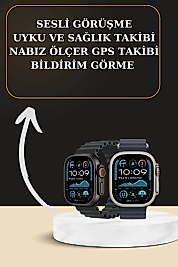 Akıllı Saat Sesli Görüşme Titreşimli GPS Bağlantısı Müzik Dinleme Sosyal Medya Bildirimleri