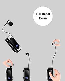 Dijital Göstergeli Bluetooth Kulaklık UCZZZDSF210-9