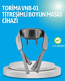 VNB-01 Titreşimli Boyun Masaj Aleti Gri Renk