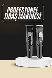 Lazer Epilasyon Öncesi Kısaltma Şarjlı Saç Sakal Tıraş Makinesi Ense Kesme Makinesi