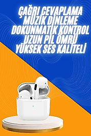 Kablosuz Kulaklık Beyaz Çağrı Cevaplayabilen UCZZZ4NESİLLLLL2-1