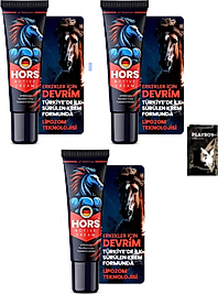SÜPER HORS ACTİVE CREAM P.ENİS KREMİ 50ML 3 ADET + 1 ADET JEL