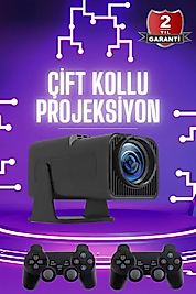Taşınabilir Game Projektör 1080P 4K Çift Kollu UUCZZZPROJEKSİYONGAMEBOXX1