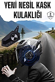 Intercom Kask Kulaklığı ANC Özelliği Yüksek Ses Kaliteli Bluetooth Kulaklık