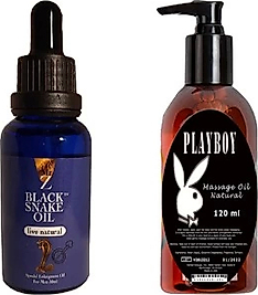 PLAYBOY HİNTOHU + PLAYBOY MASAJ YAĞI