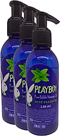 PLAYBOY PURE EDİBLE MASSAGE OİL 120ML NANE AROMALI MASAJ YAĞI 3 ADET