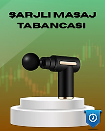 6 Kademeli Kas Masaj Tabancası 4 Başlıklı Güçlü Sessiz Sporcu Masaj Cihazı Şarjlı