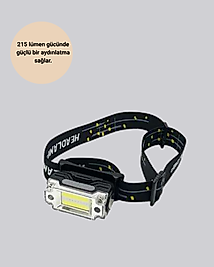 Mini LED Kafa Feneri 50m Odak 150m Geniş Aydınlatma UUCZZT133KAFAA-8