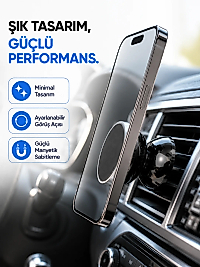Manyetik Araç İçi Telefon Tutucu Güçlü Mıknatıslı