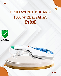 Kompakt Buharlı Ütü 1500W | Tüm Yüzeyler İçin Pratik ve Etkili