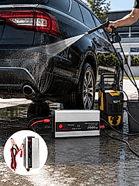 2000W Araç Elektrik İnvertörü Akü Bağlantılı Priz Çıkışlı Güç Çevirici