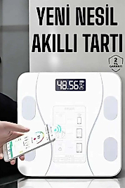Tartı Baskül Dijital Elektronik Tartı Vücut Analiz Wifi Akıllı Yağ Ölçer
