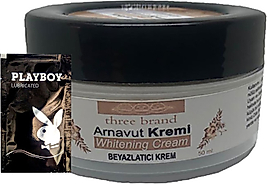 THREE BRAND ARNAVUT KREMİ WHİTENS CREAM AKLIK KREMİ A-118 50 ML + 1 ADET JEL HEDİYE